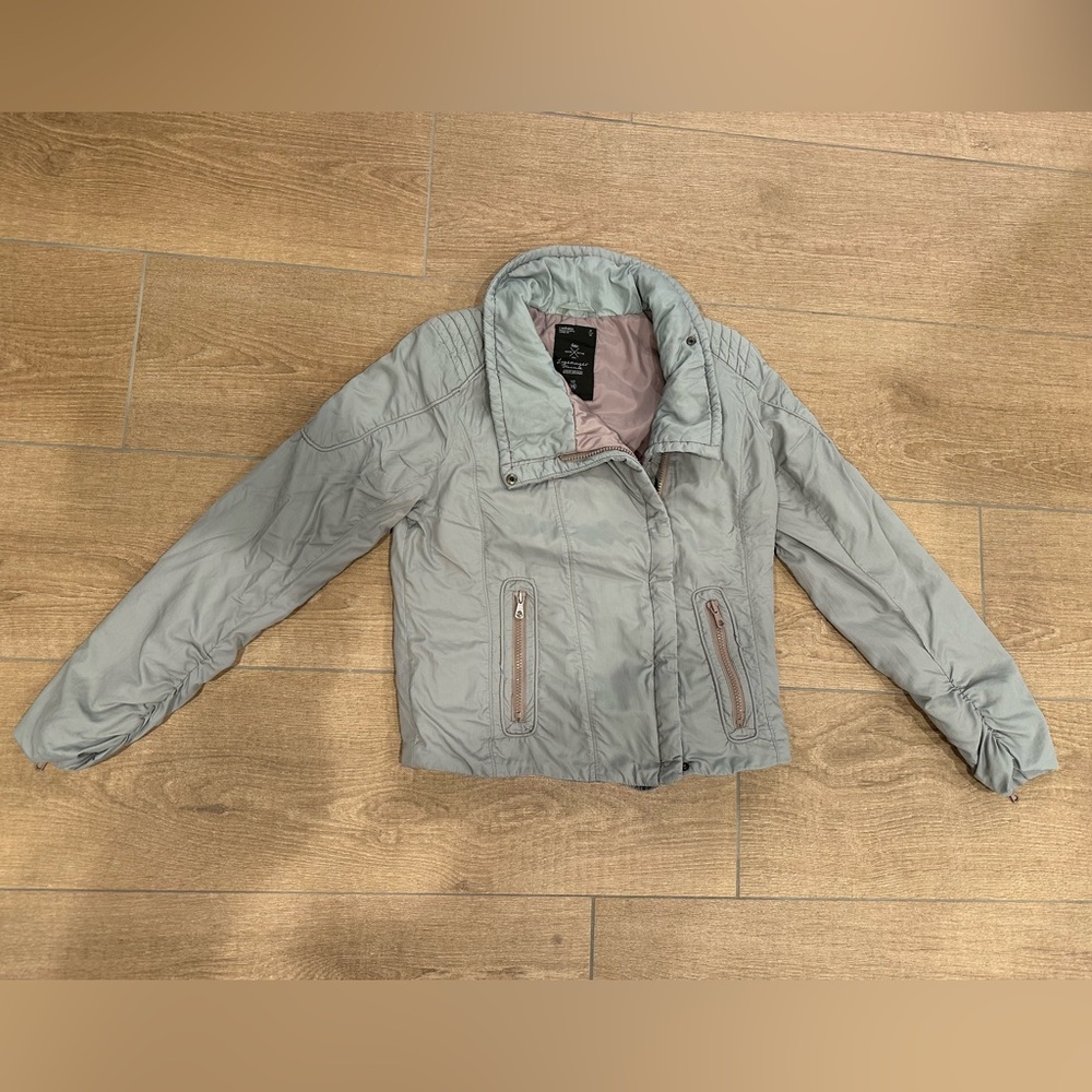 GAP Winter Edition Light Gray and Pink Jacket